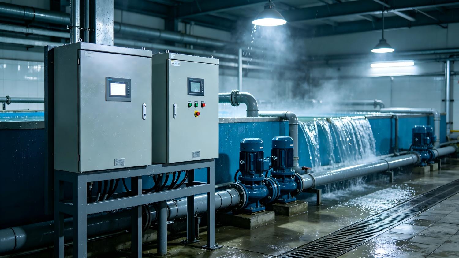 Electrical Control Cabinet for Water Treatment & Sewage Plants